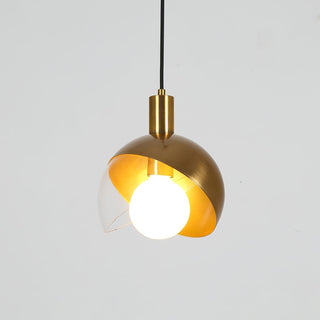 Solara Suspension Demi Dôme Globe Mid Century