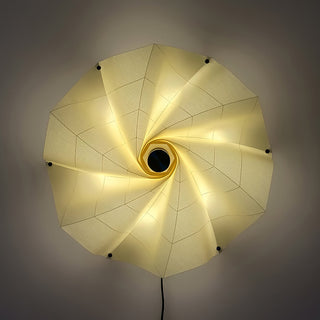 Vadorir Suspension Lumineuse en Tissu Spiralé