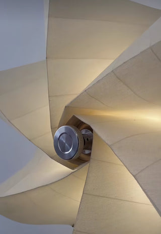 Vadorir Suspension Lumineuse en Tissu Spiralé