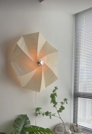 Vadorir Suspension Lumineuse en Tissu Spiralé