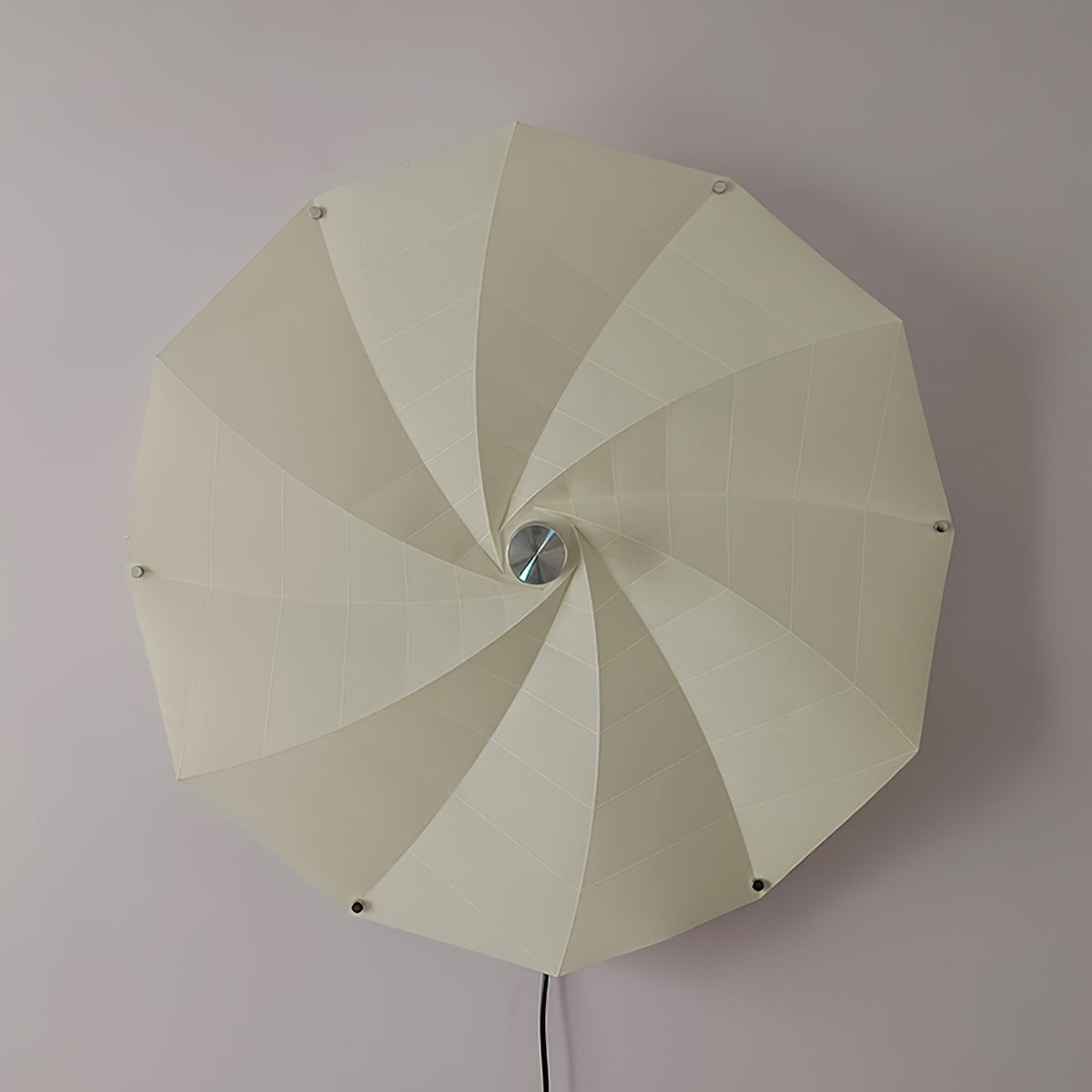 Vadorir Suspension Lumineuse en Tissu Spiralé