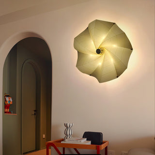 Vadorir Suspension Lumineuse en Tissu Spiralé