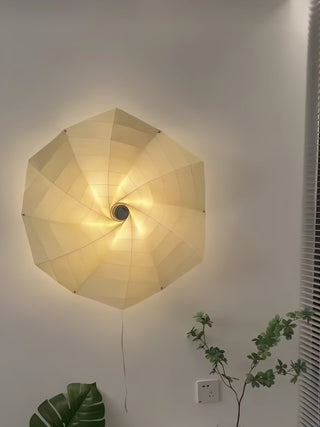 Vadorir Suspension Lumineuse en Tissu Spiralé