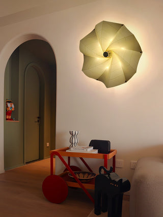 Vadorir Suspension Lumineuse en Tissu Spiralé