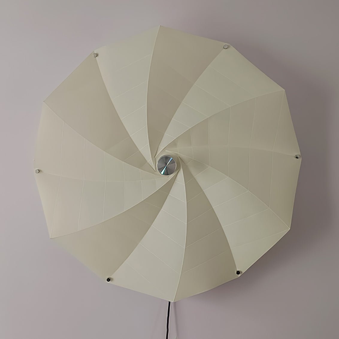 Vadorir Suspension Lumineuse en Tissu Spiralé