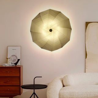 Vadorir Suspension Lumineuse en Tissu Spiralé