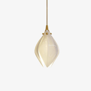 Lustra Suspension Lampe Céramique Florale Blanche
