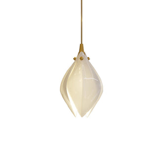 Lustra Suspension Lampe Céramique Florale Blanche