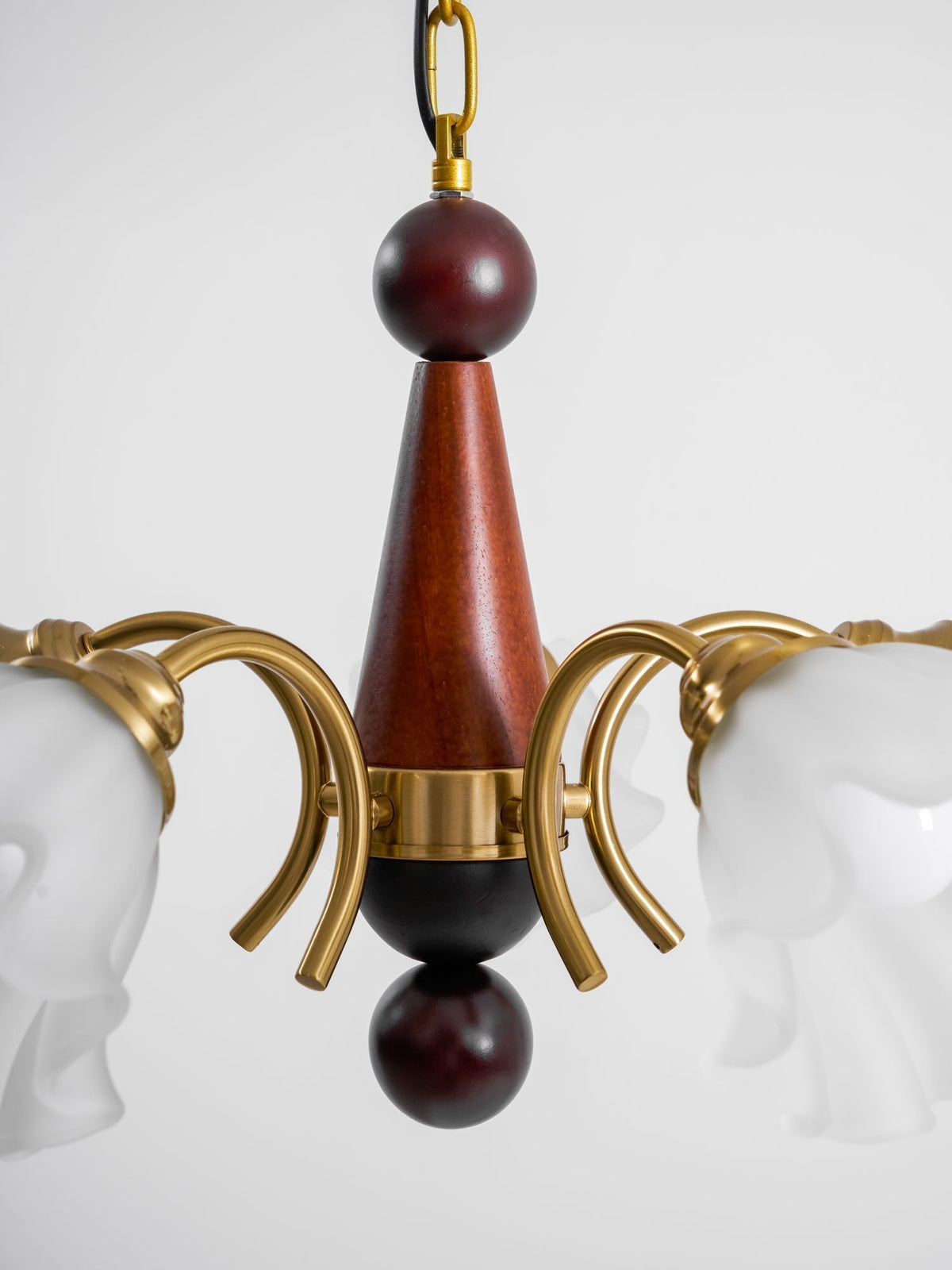Verora Lustre Bois Verre Élégance Traditionnelle