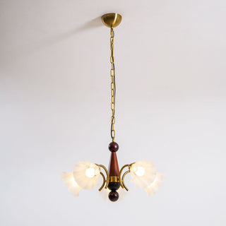 Ilvinan Lustre Bois Verre Élégance Traditionnelle