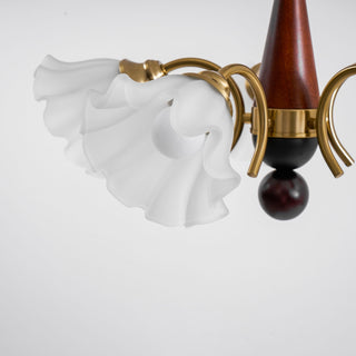 Ilvinan Lustre Bois Verre Élégance Traditionnelle