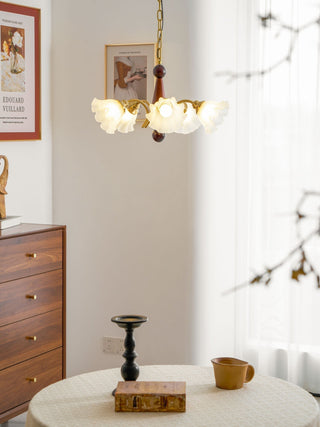 Ilvinan Lustre Bois Verre Élégance Traditionnelle