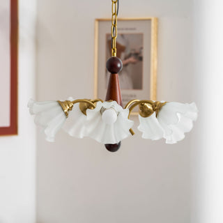 Ilvinan Lustre Bois Verre Élégance Traditionnelle