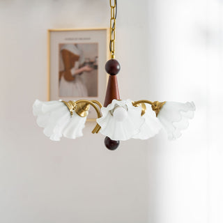 Ilvinan Lustre Bois Verre Élégance Traditionnelle