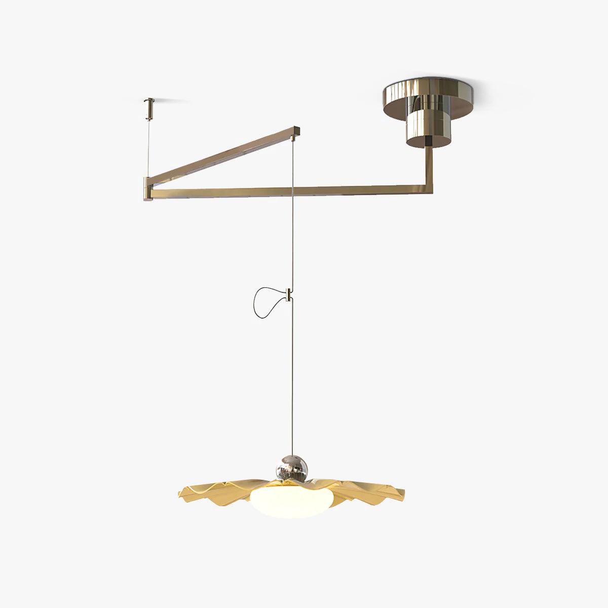 Doriora Suspension Laiton Acrylique Salle à Manger
