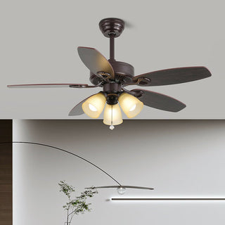 Plafonnier Ventilateur Vintage Elora