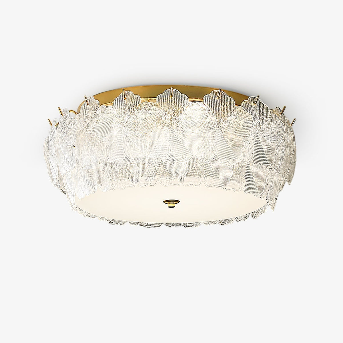 Quinona Lampe de Plafond en Verre Cluster de Fleurs