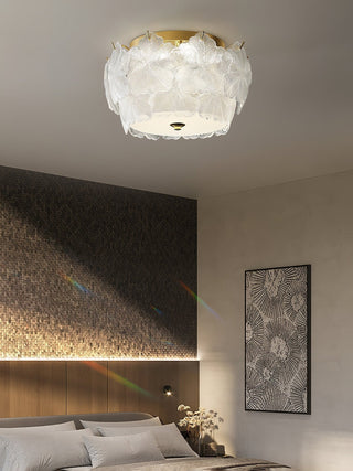 Lydoraris Lampe de Plafond en Verre Cluster de Fleurs