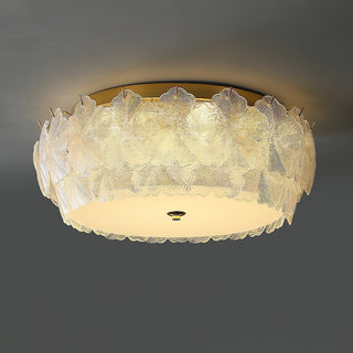 Lydoraris Lampe de Plafond en Verre Cluster de Fleurs