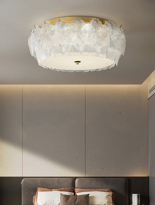 Lydoraris Lampe de Plafond en Verre Cluster de Fleurs