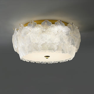 Lydoraris Lampe de Plafond en Verre Cluster de Fleurs