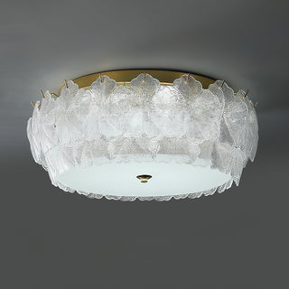 Lydoraris Lampe de Plafond en Verre Cluster de Fleurs