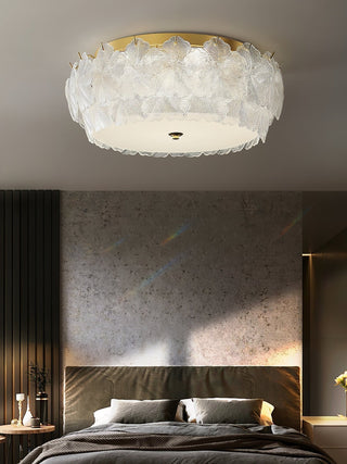Lydoraris Lampe de Plafond en Verre Cluster de Fleurs