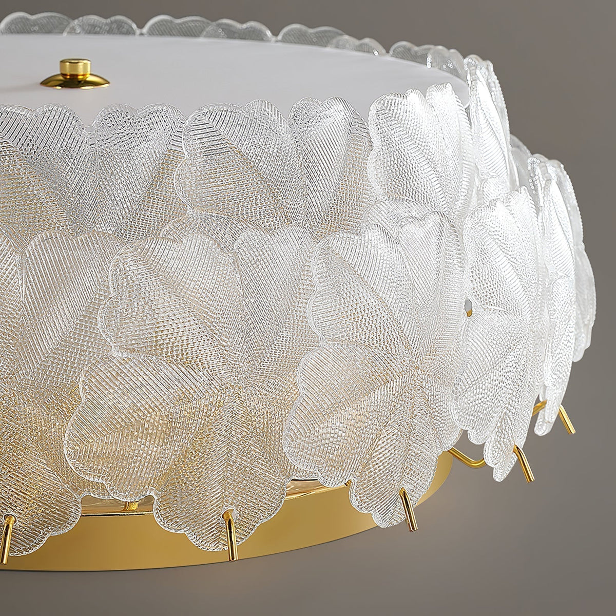 Quinona Lampe de Plafond en Verre Cluster de Fleurs
