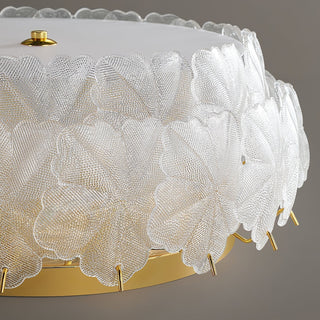 Lydoraris Lampe de Plafond en Verre Cluster de Fleurs