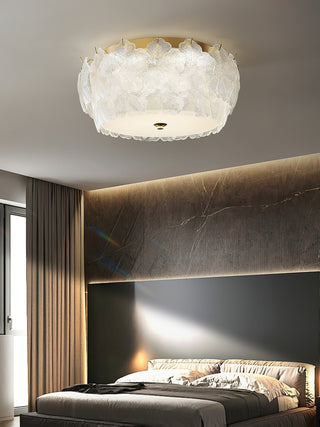 Lydoraris Lampe de Plafond en Verre Cluster de Fleurs