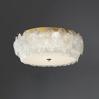 Lydoraris Lampe de Plafond en Verre Cluster de Fleurs