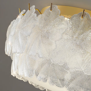 Lydoraris Lampe de Plafond en Verre Cluster de Fleurs