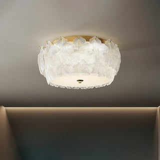 Lydoraris Lampe de Plafond en Verre Cluster de Fleurs