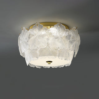 Lydoraris Lampe de Plafond en Verre Cluster de Fleurs