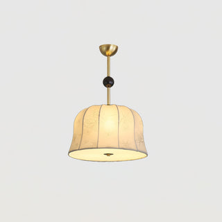 Avnoren Suspension Blossom Curve en Tissu Et Bois