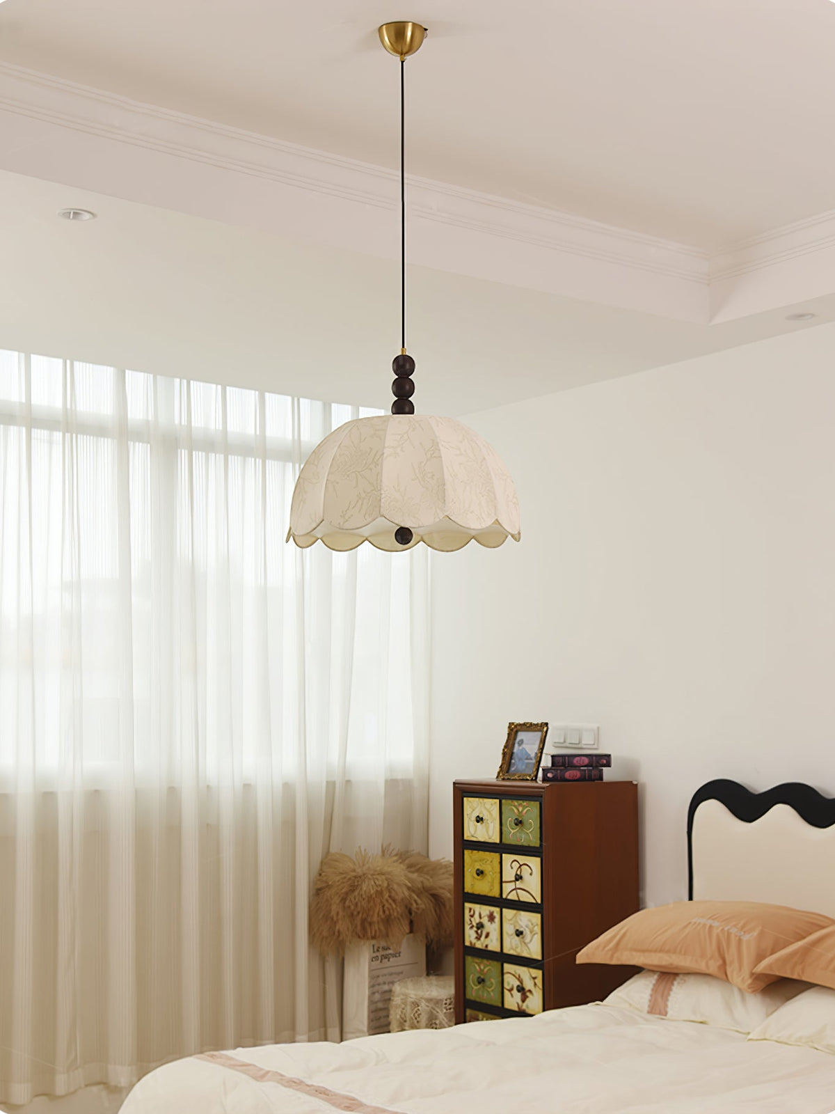 Orla Lampe Suspendue en Tissu Moderne