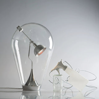 Veroce Lampe de Table en Verre Industriel
