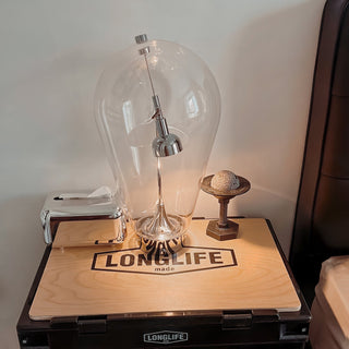 Veroce Lampe de Table en Verre Industriel