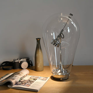 Veroce Lampe de Table en Verre Industriel