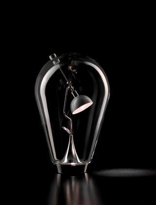 Veroce Lampe de Table en Verre Industriel