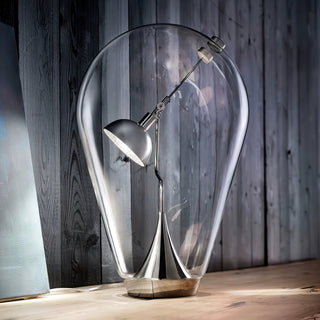 Veroce Lampe de Table en Verre Industriel