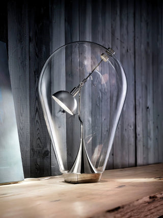 Veroce Lampe de Table en Verre Industriel