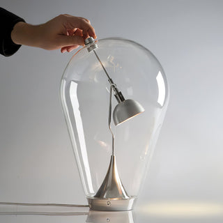 Veroce Lampe de Table en Verre Industriel