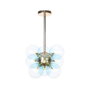 Valentina Minimalisme Rond Suspension Métal/Verre Chambre à coucher