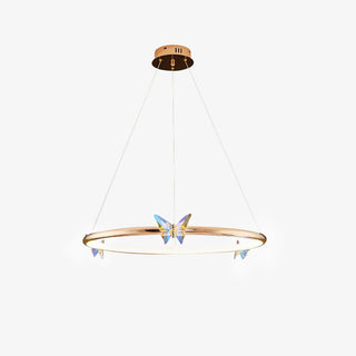 Lustra Lustre Anneau en Cristal Papillon Élégant