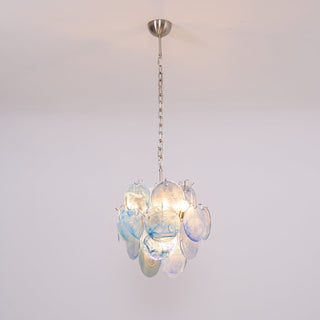 BlWaegnuvyj Individuel Créativité Disque Métal Verre Lustre