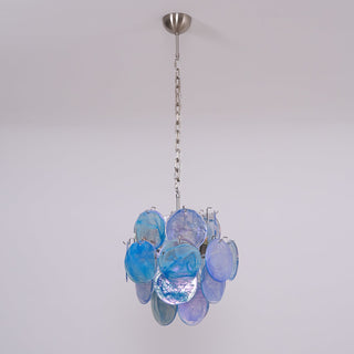 BlWaegnuvyj Individuel Créativité Disque Métal Verre Lustre