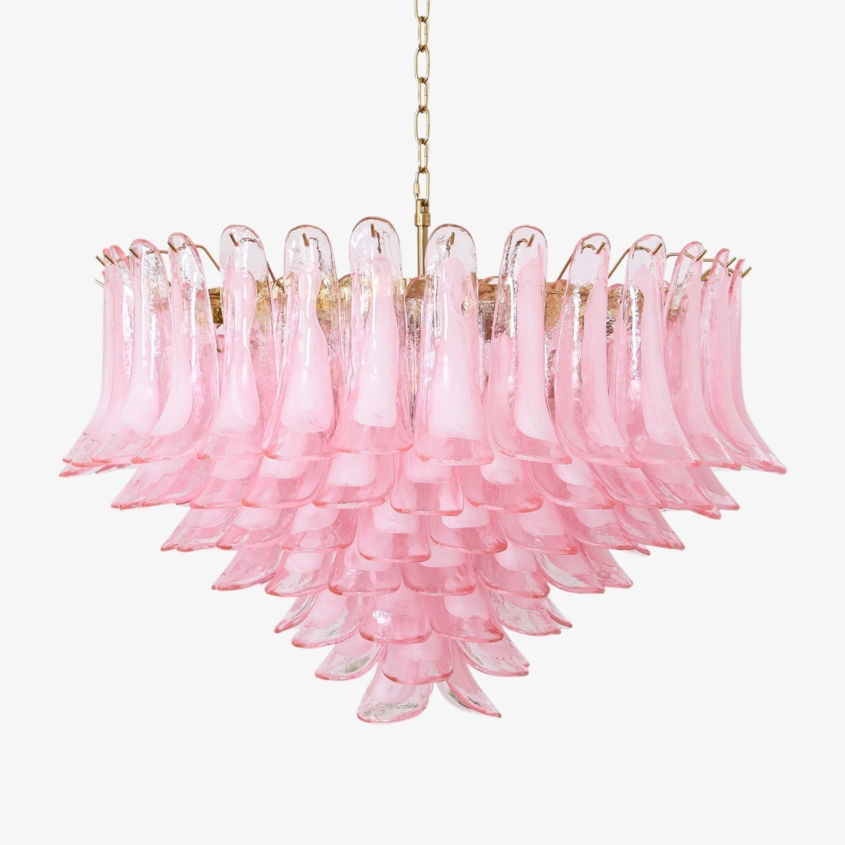 Evenae Lustre en Verre Rose Pâle Élégant