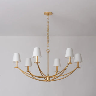 Ulfuvyd Moderne Minimaliste Tissu Métal Lustre
