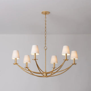 Ulfuvyd Moderne Minimaliste Tissu Métal Lustre